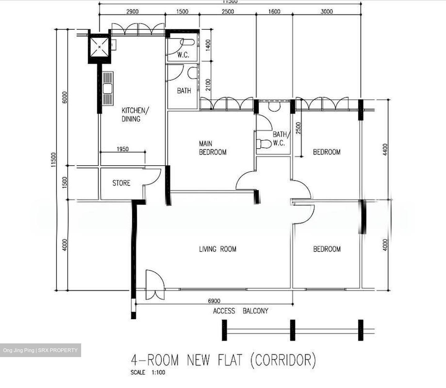 Blk 105 Aljunied Crescent (Geylang), HDB 4 Rooms #552323221